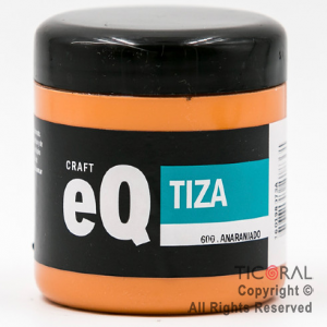 PINTURA TIZA EQ 600 ANARANJADO 200 CC X 3 UNIDADES